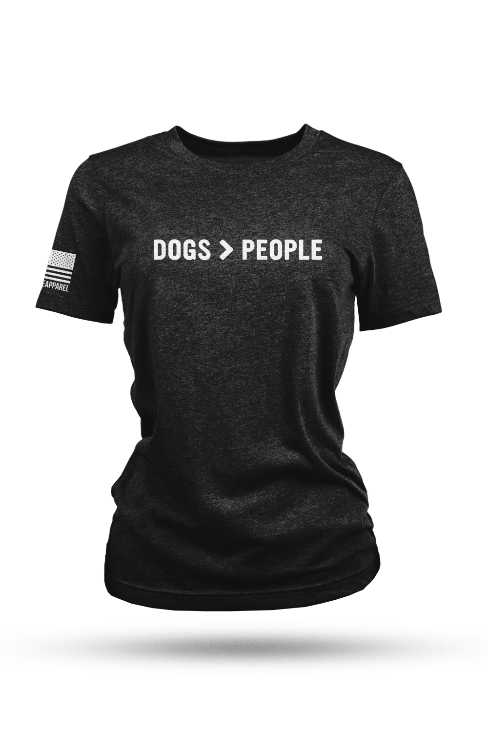 Women's Tri-Blend T-Shirt - Dogs>People - Nine Line Apparel