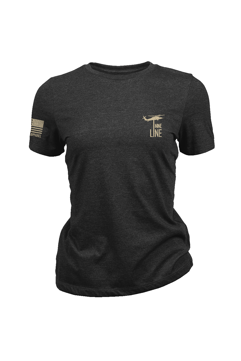 Women's Tri-Blend T-Shirt - Nurse Flag - Nine Line Apparel