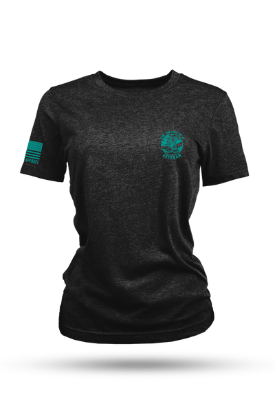 Women's Tri-Blend T-Shirt - PTS Awareness Month - For the Love of a Veteran - Nine Line Apparel