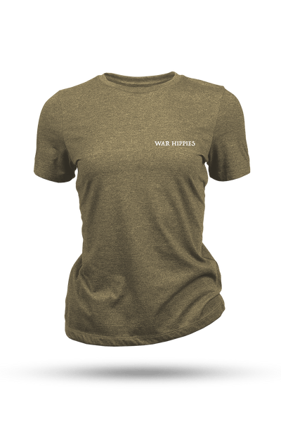 Women's Tri-Blend T-Shirt - War Hippies - Logo - Nine Line Apparel